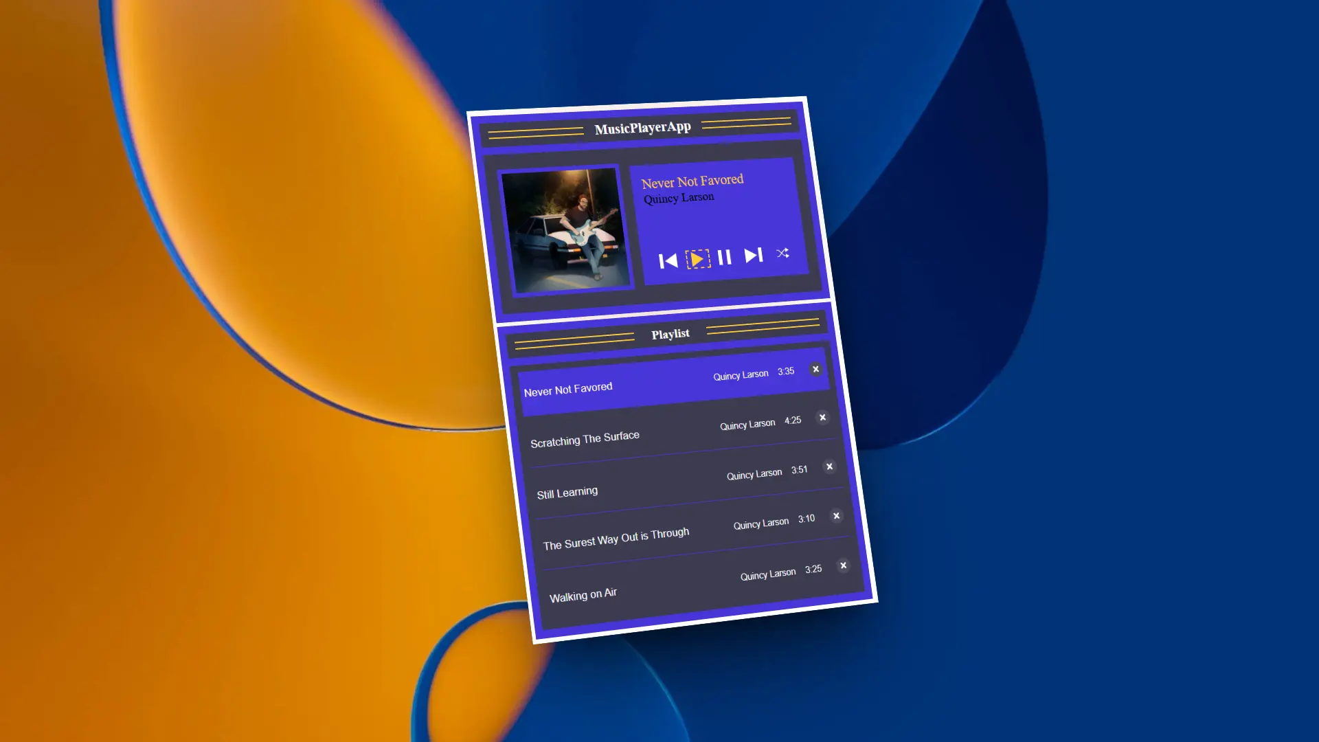 Simple Music Player